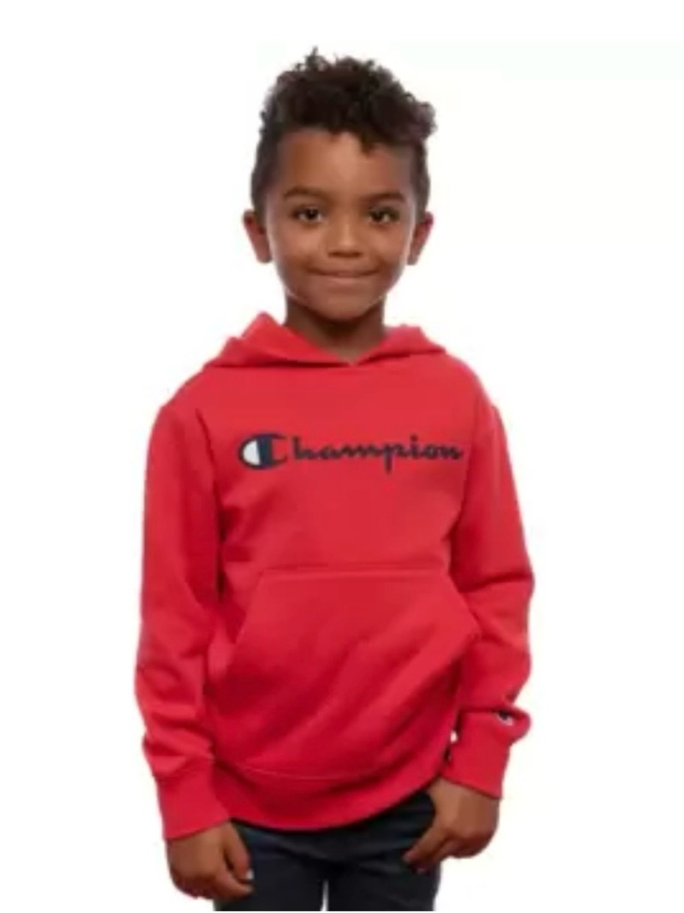 ☀️Champion hoodie, Red & Black, youth XS